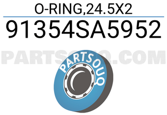 Honda 91354SA5952 O-RING,24.5X2