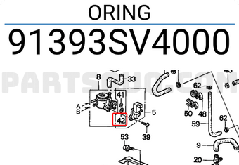 Honda 91393SV4000 ORING