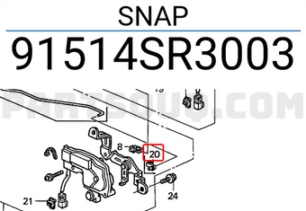 Honda 91514SR3003 SNAP
