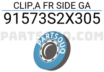Honda 91573S2X305 CLIP,A FR SIDE GA