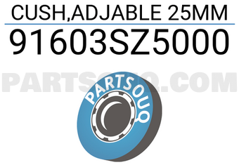 Honda 91603SZ5000 CUSH,ADJABLE 25MM
