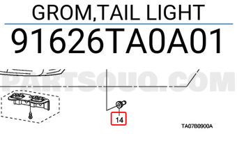 Honda 91626TA0A01 GROM,TAIL LIGHT