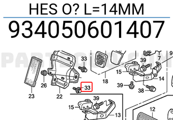 Honda 934050601407 HES O? L=14MM