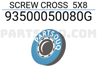 Honda 93500050080G SCREW CROSS 5X8