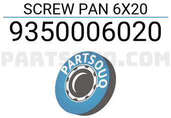 Honda 9350006020 SCREW PAN 6X20