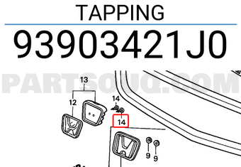 Honda 93903421J0 TAPPING