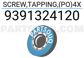 Honda 9391324120 SCREW,TAPPING,(PO)4X
