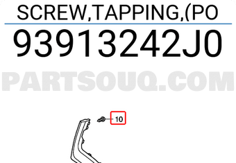 Honda 93913242J0 SCREW,TAPPING,(PO