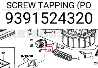 Honda 9391524320 SCREW TAPPING (PO