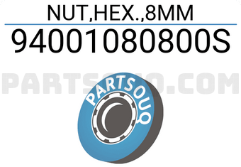 Honda 94001080800S NUT,HEX.,8MM