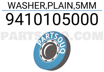 Honda 9410105000 WASHER,PLAIN,5MM