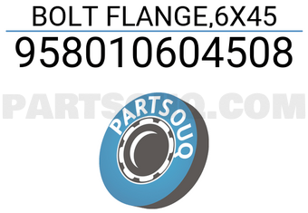 Honda 958010604508 BOLT FLANGE,6X45