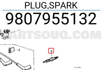 Honda 9807955132 PLUG,SPARK