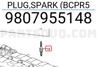 Honda 9807955148 PLUG,SPARK (BCPR5