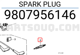 Honda 9807956146 SPARK PLUG