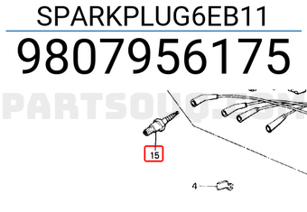 Honda 9807956175 SPARKPLUG6EB11