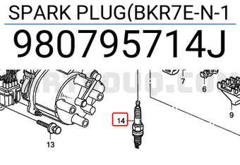 Honda 980795714J SPARK PLUG(BKR7E-N-1