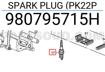 Honda 980795715H SPARK PLUG (PK22P