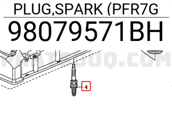 Honda 98079571BH PLUG,SPARK (PFR7G