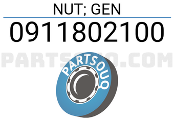 Hyundai / KIA 0911802100 NUT; GEN