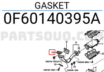 Hyundai / KIA 0F60140395A GASKET