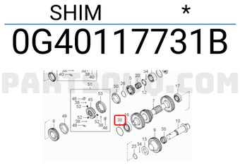 Hyundai / KIA 0G40117731B SHIM *