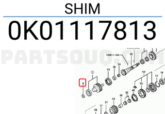 Hyundai / KIA 0K01117813 SHIM
