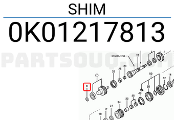 Hyundai / KIA 0K01217813 SHIM