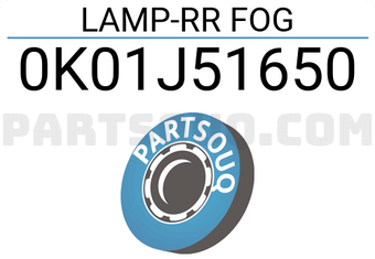 Hyundai / KIA 0K01J51650 LAMP-RR FOG