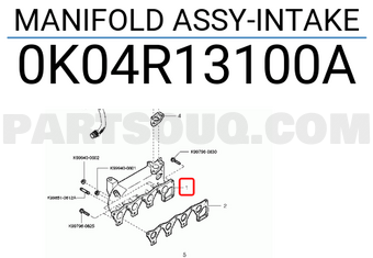 Hyundai / KIA 0K04R13100A MANIFOLD ASSY-INTAKE