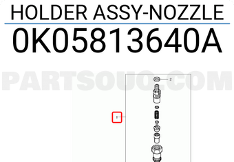 Hyundai / KIA 0K05813640A HOLDER ASSY-NOZZLE