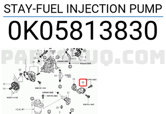 Hyundai / KIA 0K05813830 STAY-FUEL INJECTION PUMP