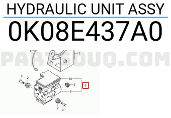 Hyundai / KIA 0K08E437A0 HYDRAULIC UNIT ASSY