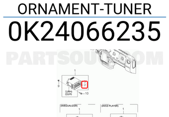 Hyundai / KIA 0K24066235 ORNAMENT-TUNER