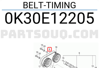 Hyundai / KIA 0K30E12205 BELT-TIMING