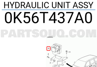 Hyundai / KIA 0K56T437A0 HYDRAULIC UNIT ASSY