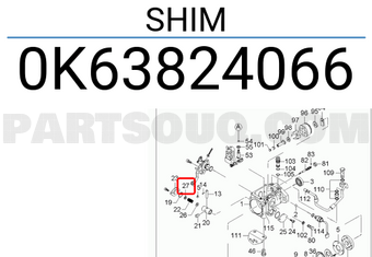 Hyundai / KIA 0K63824066 SHIM