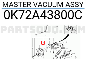 Hyundai / KIA 0K72A43800C MASTER VACUUM ASSY
