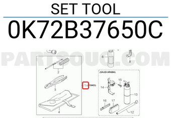 Hyundai / KIA 0K72B37650C SET TOOL