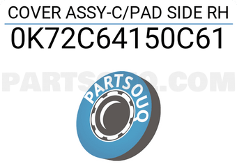 Hyundai / KIA 0K72C64150C61 COVER ASSY-C/PAD SIDE RH