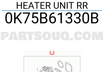 Hyundai / KIA 0K75B61330B HEATER UNIT RR