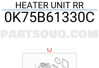 Hyundai / KIA 0K75B61330C HEATER UNIT RR