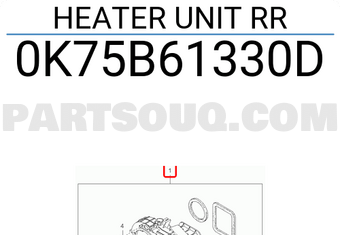 Hyundai / KIA 0K75B61330D HEATER UNIT RR