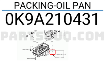 Hyundai / KIA 0K9A210431 PACKING-OIL PAN