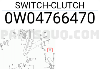 Hyundai / KIA 0W04766470 SWITCH-CLUTCH
