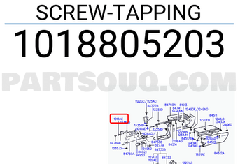 Hyundai / KIA 1018805203 SCREW-TAPPING
