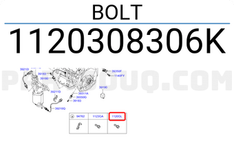 Hyundai / KIA 1120308306K BOLT
