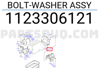 Hyundai / KIA 1123306121 BOLT-WASHER ASSY