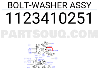 Hyundai / KIA 1123410251 BOLT-WASHER ASSY