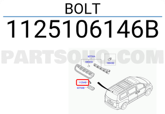 Hyundai / KIA 1125106146B BOLT